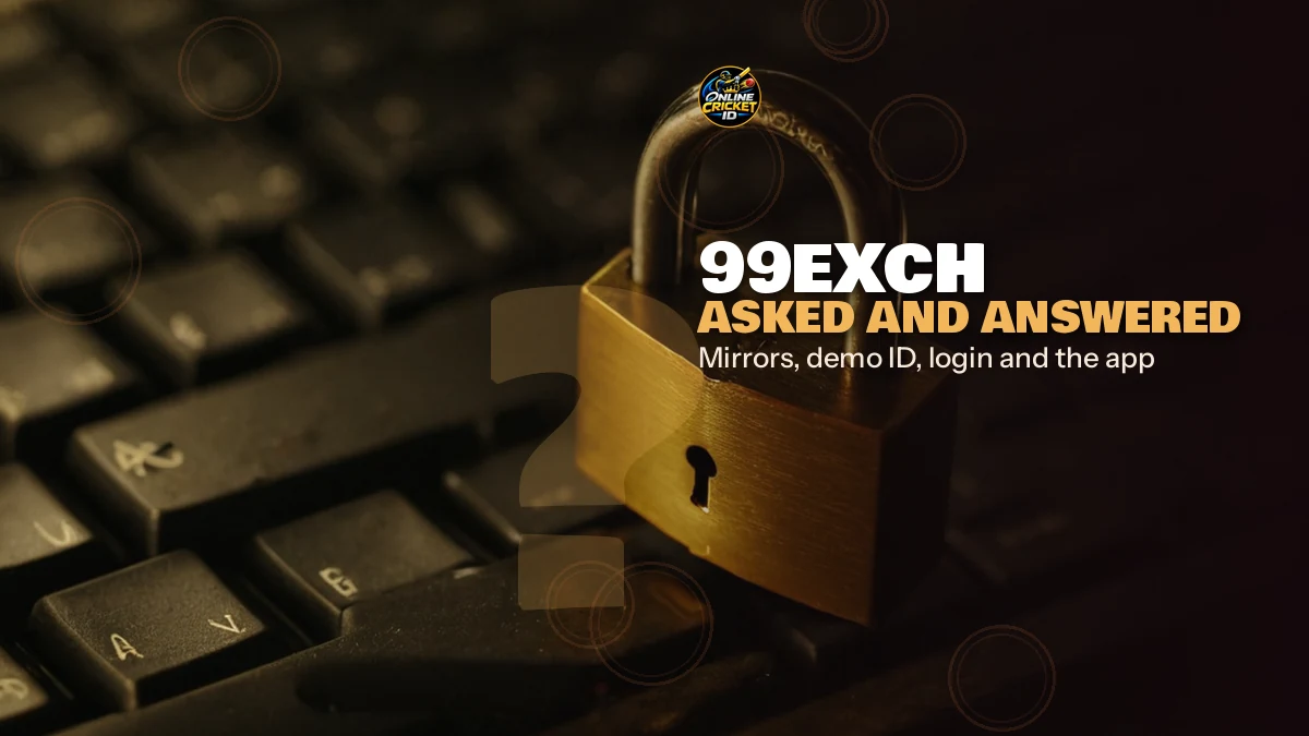 Illustration of common 99Exch login and demo ID questions answered by the desk