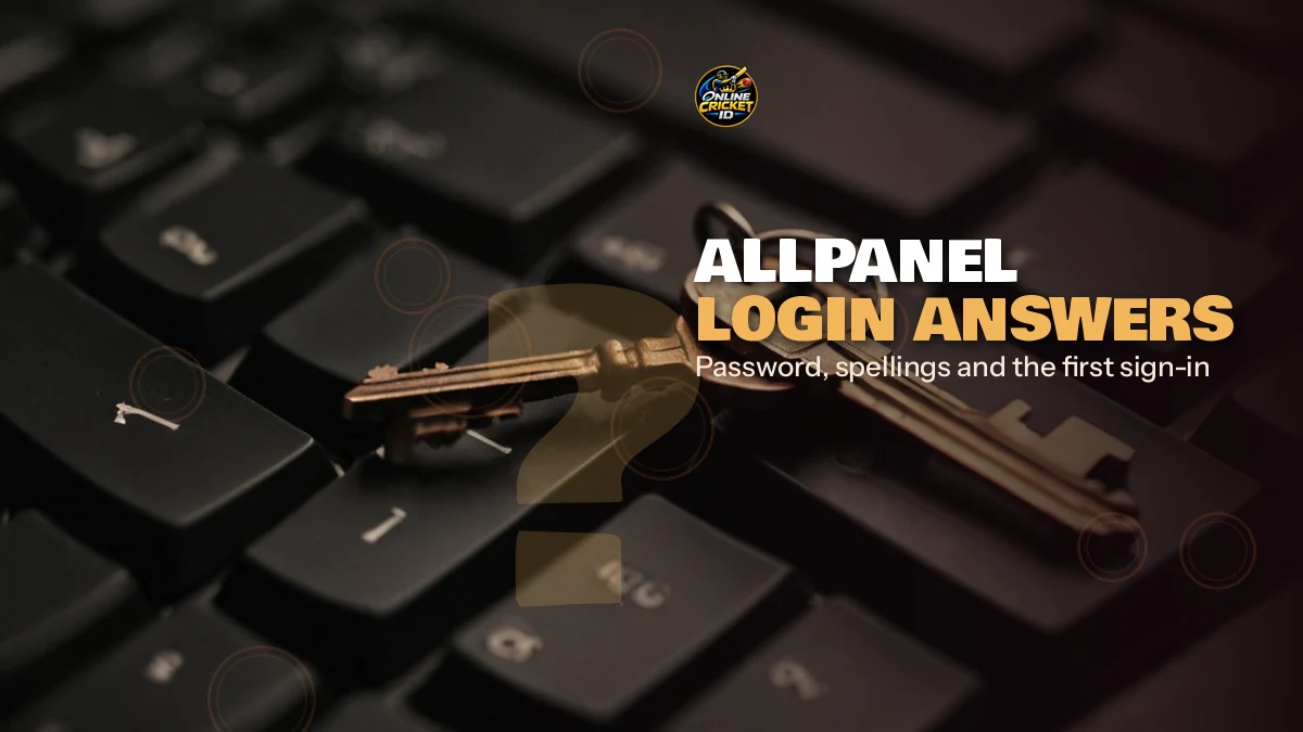 Illustration of common AllPanel login and password questions answered by the desk