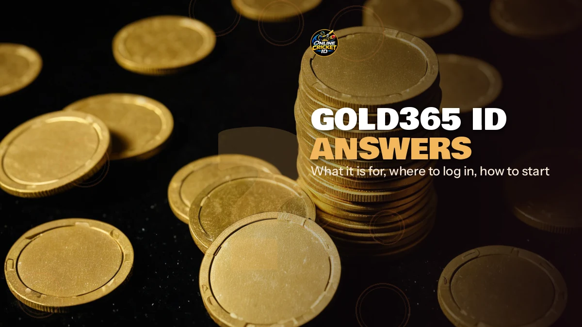 Desk reply on WhatsApp answering a common Gold365 ID question